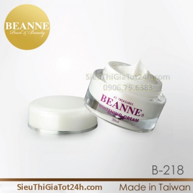 Kem dưỡng trắng da Beanne với tinh chất ngọc trai và cam thảo : Beanne Whitening Cream