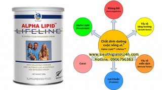 Mua hàng Alpha Lipid LifeLine chính hãng sữa non NewZealand ở đâu đảm bảo ?